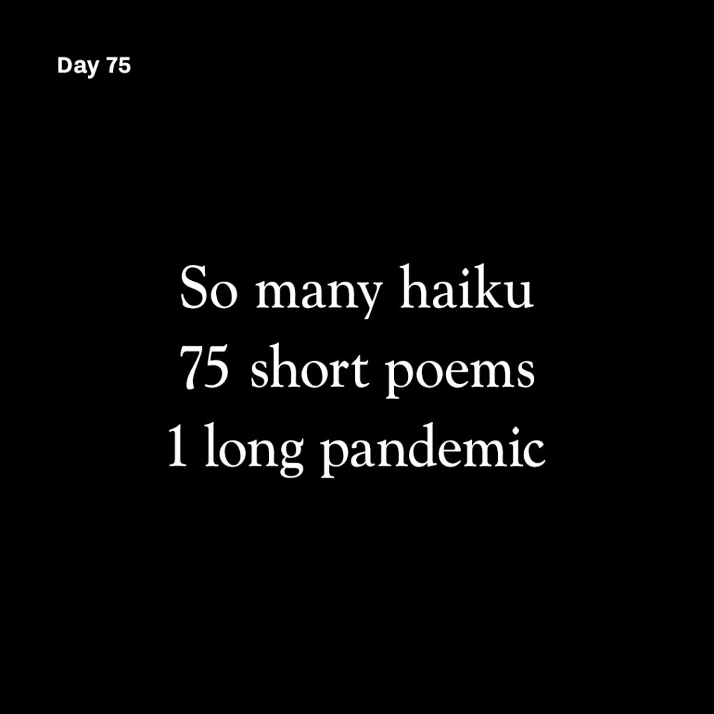 Haiku day 75